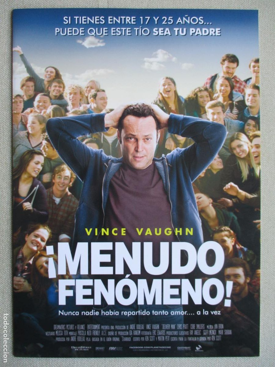 Cinema: &iexcl;MENUDO FENOMENO!. GUIA ORIGINAL ESTRENO. PEDIDO MINIMO EN GUIAS 10 EUROS.