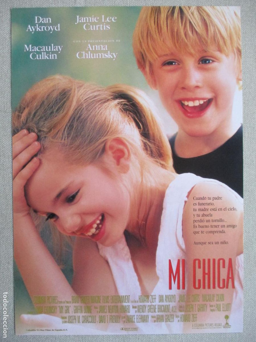 Cinema: MI CHICA. GUIA ORIGINAL ESTRENO. PEDIDO MINIMO EN GUIAS 10 EUROS.
