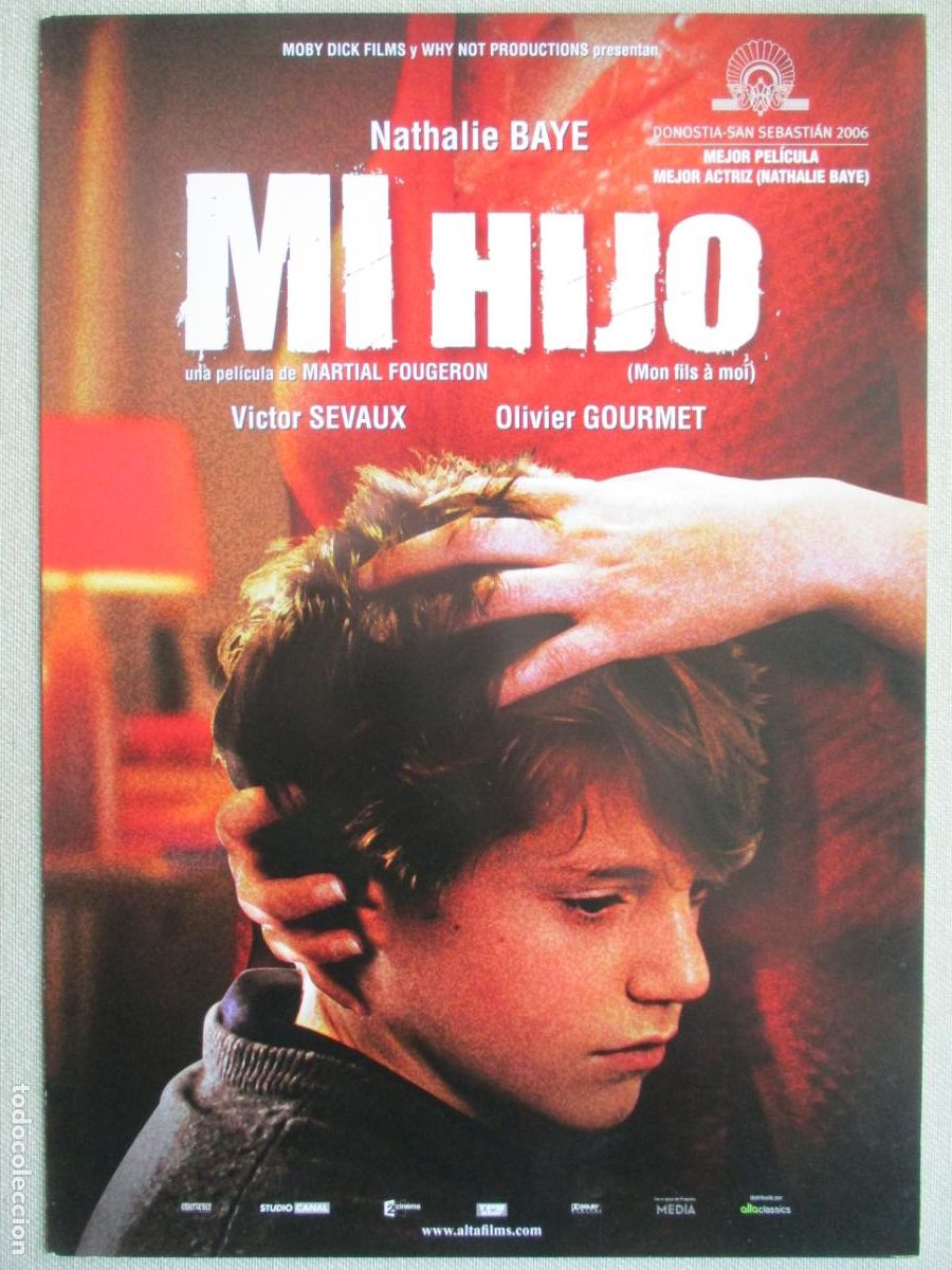 Cinema: MI HIJO. GUIA ORIGINAL ESTRENO. PEDIDO MINIMO EN GUIAS 10 EUROS.