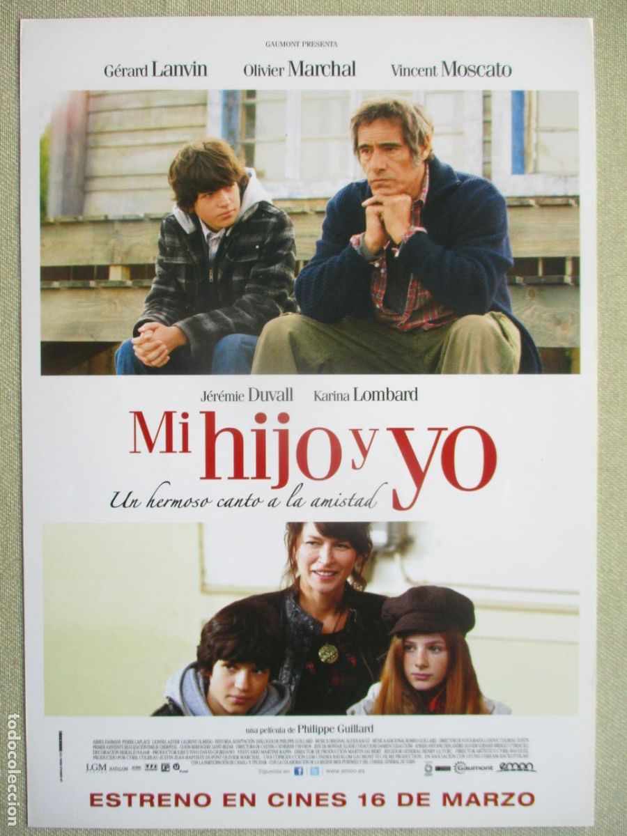 Cinema: MI HIJO Y YO. GUIA ORIGINAL ESTRENO. PEDIDO MINIMO EN GUIAS 10 EUROS.