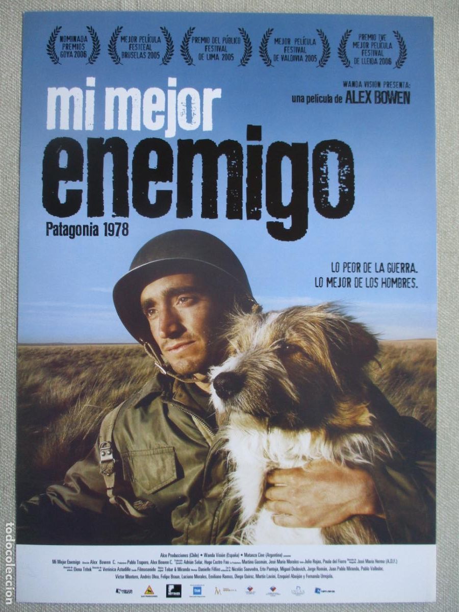Cinema: MI MEJOR ENEMIGO. GUIA ORIGINAL ESTRENO. PEDIDO MINIMO EN GUIAS 10 EUROS.