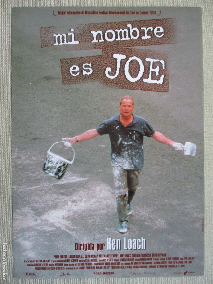 Cinema: MI NOMBRE ES JOE. GUIA ORIGINAL ESTRENO. PEDIDO MINIMO EN GUIAS 10 EUROS.