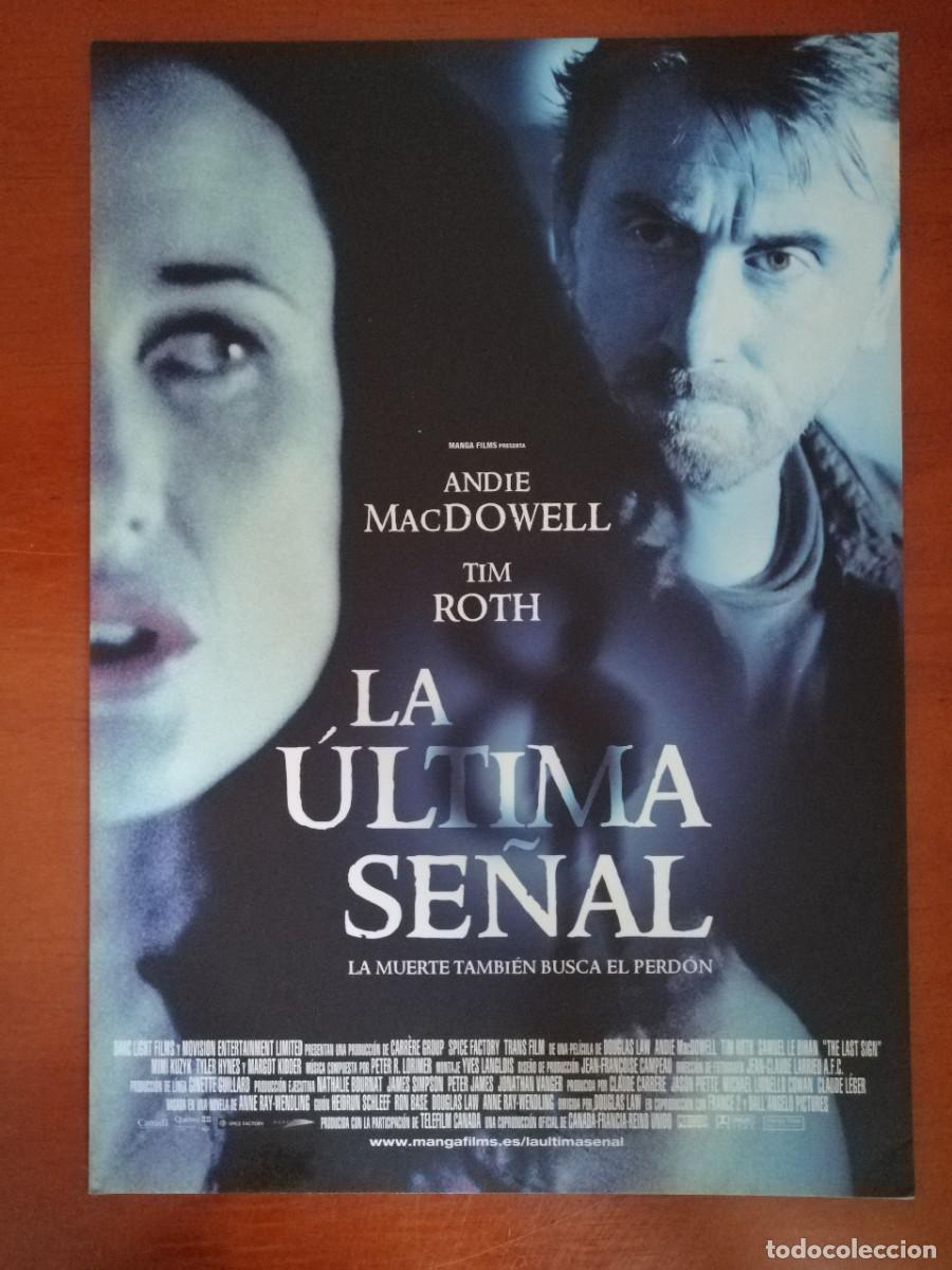 Kino: G6776 LA ULTIMA SE&Ntilde;AL-SENCILLO