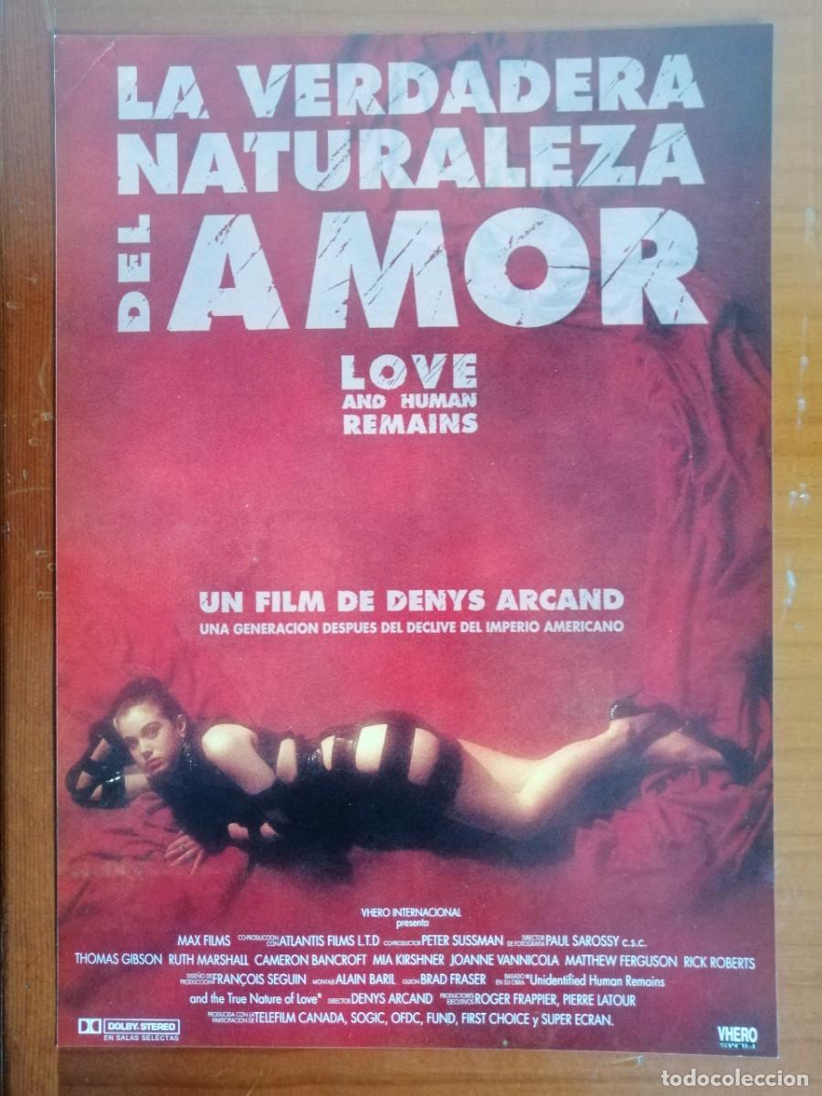 Kino: G6807 LA VERDADERA NATURALEZA DEL AMOR (LOVE AND HUMANS REMAINS)-SENCILLO