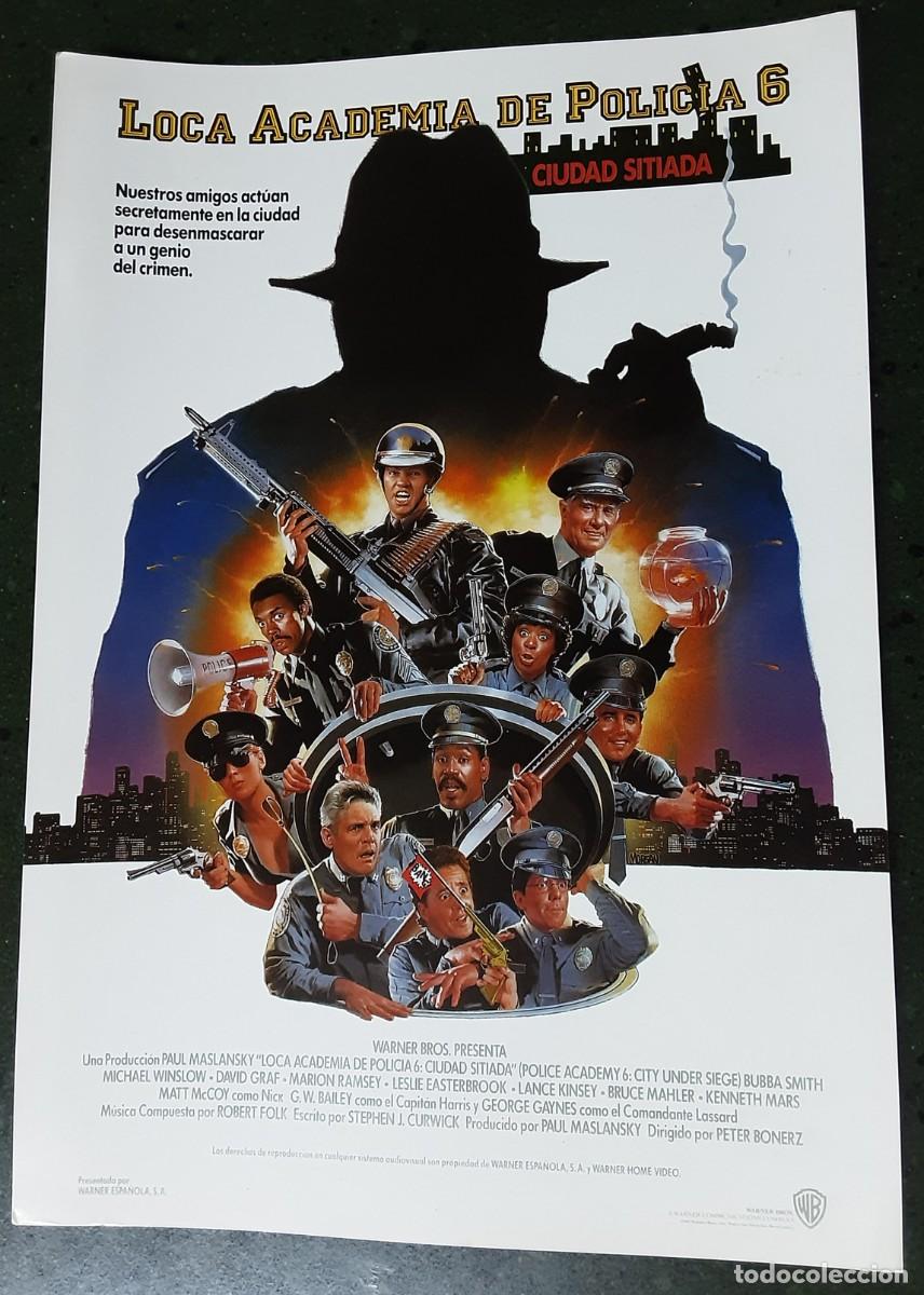 Cinema: LOCA ACADEMIA DE POLICIA 6 &rdquo;CIUDAD SITIADA&rdquo;, BUBBA SMITH, DAVID GRAF.