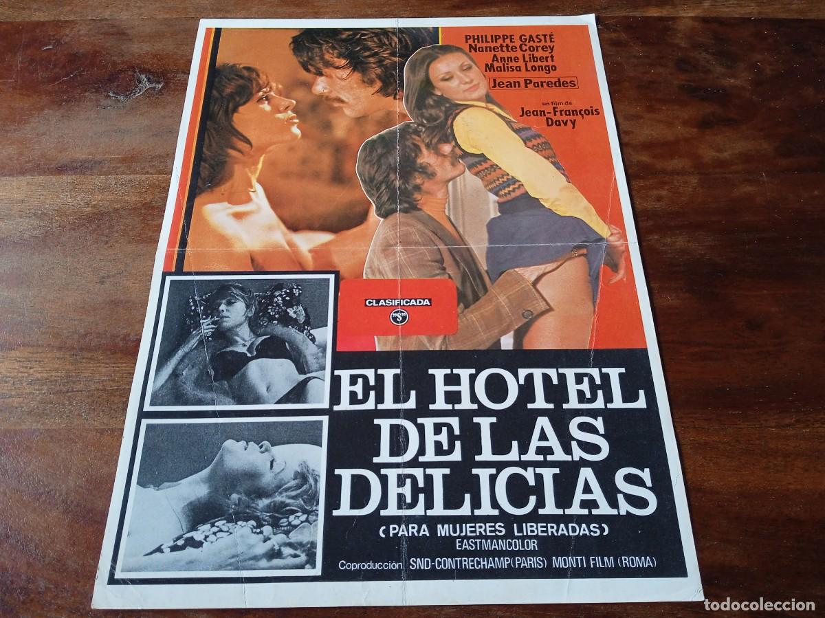 Cinema: El hotel de las delicias - Philippe Gaste, Nanette Corey, Anne Libert - Guia original 1978