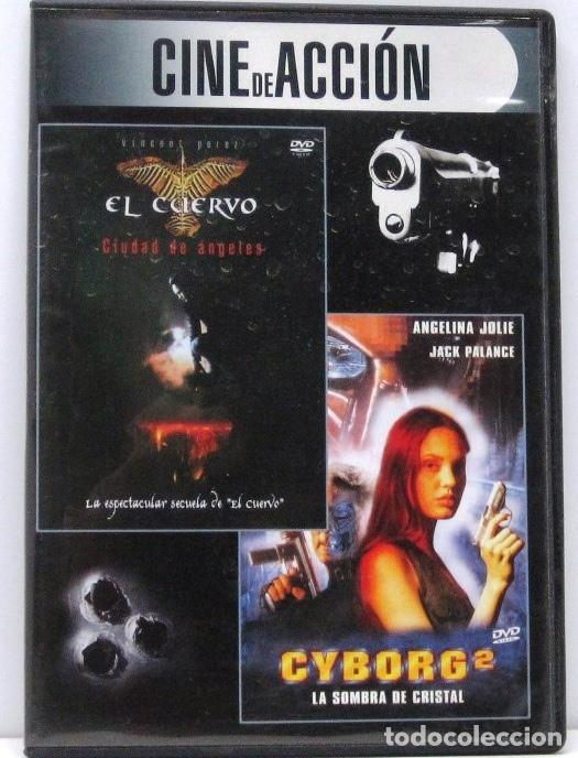 Cinema: EL CUERVO CIUDAD DE ANGELES - CYBORG 2 LA SOMBRA DEL CRISTAL - DVD