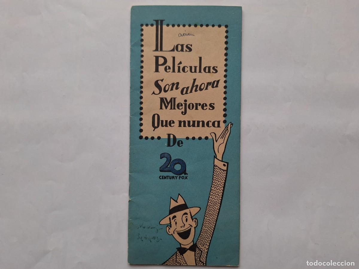 Cinema: ANTIGUO ALBUM PUBLICITARIO DE 20 TH CENTURY FOX LAS PELICULAS SON AHORA MEJORES QUE NUNCA RV 1738