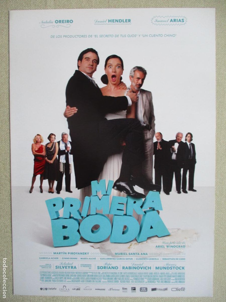 Cinema: MI PRIMERA BODA. GUIA ORIGINAL ESTRENO. PEDIDO MINIMO EN GUIAS 10 EUROS.