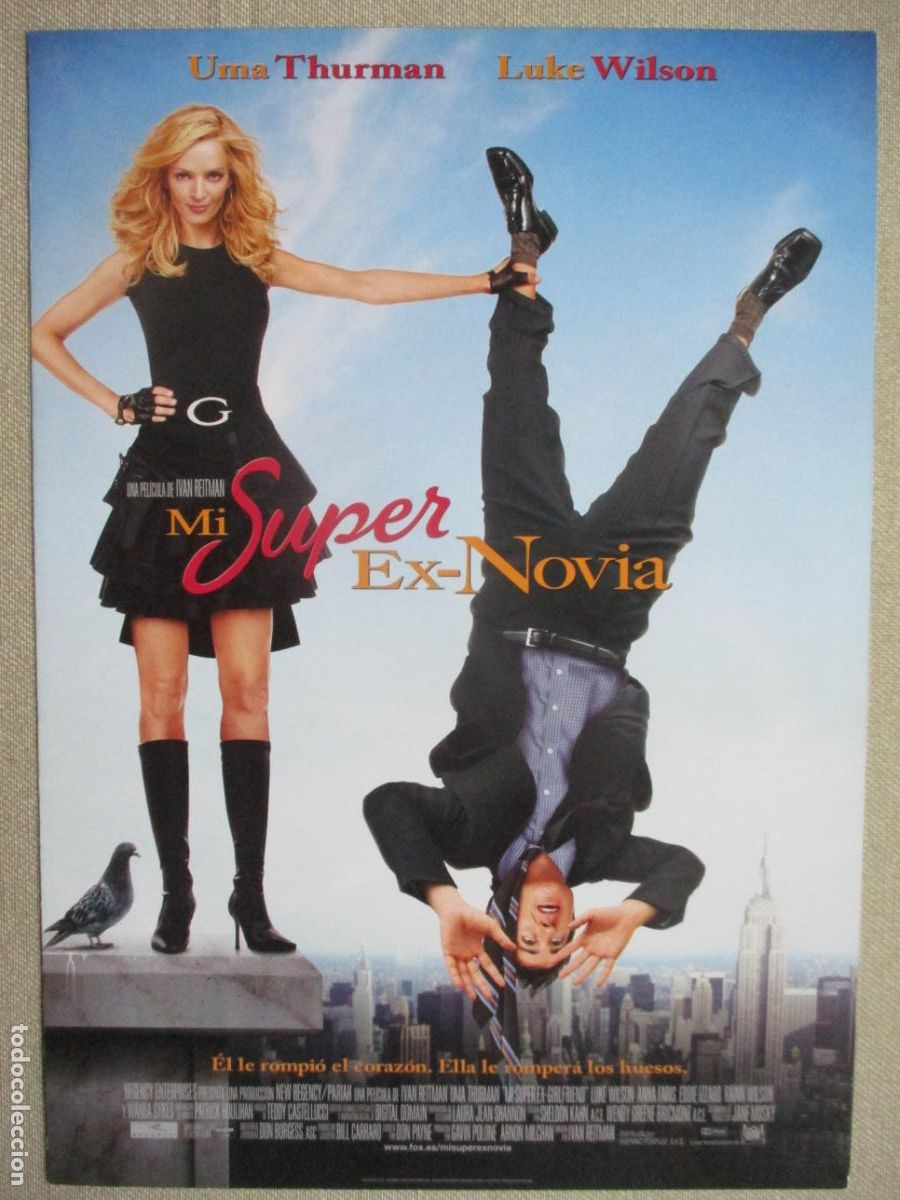 Cinema: MI SUPER EX-NOVIA. GUIA ORIGINAL ESTRENO. PEDIDO MINIMO EN GUIAS 10 EUROS.