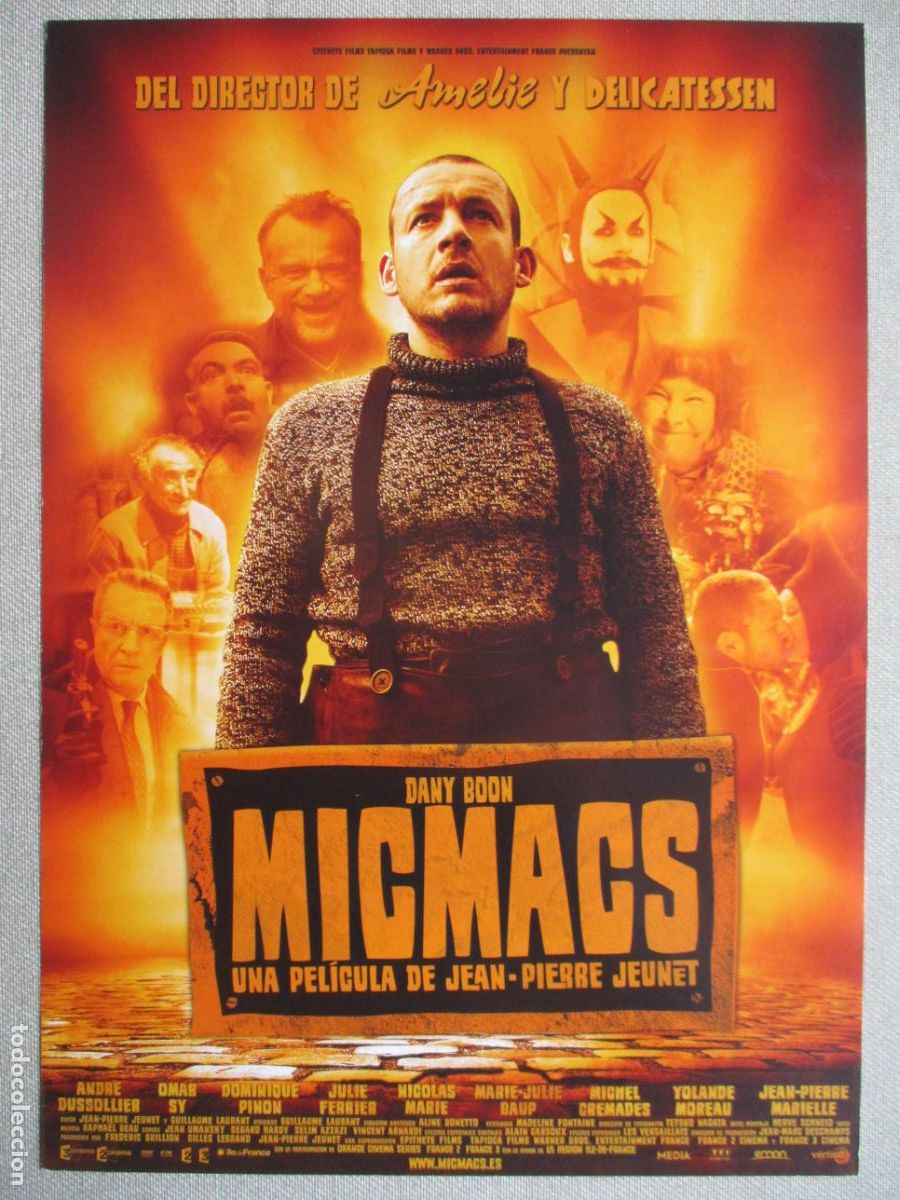Cinema: MICMACS. GUIA ORIGINAL ESTRENO. PEDIDO MINIMO EN GUIAS 10 EUROS.