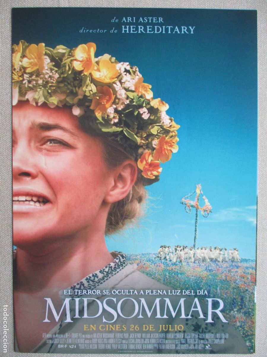 Cinema: MIDSOMMAR. GUIA ORIGINAL ESTRENO. PEDIDO MINIMO EN GUIAS 10 EUROS.