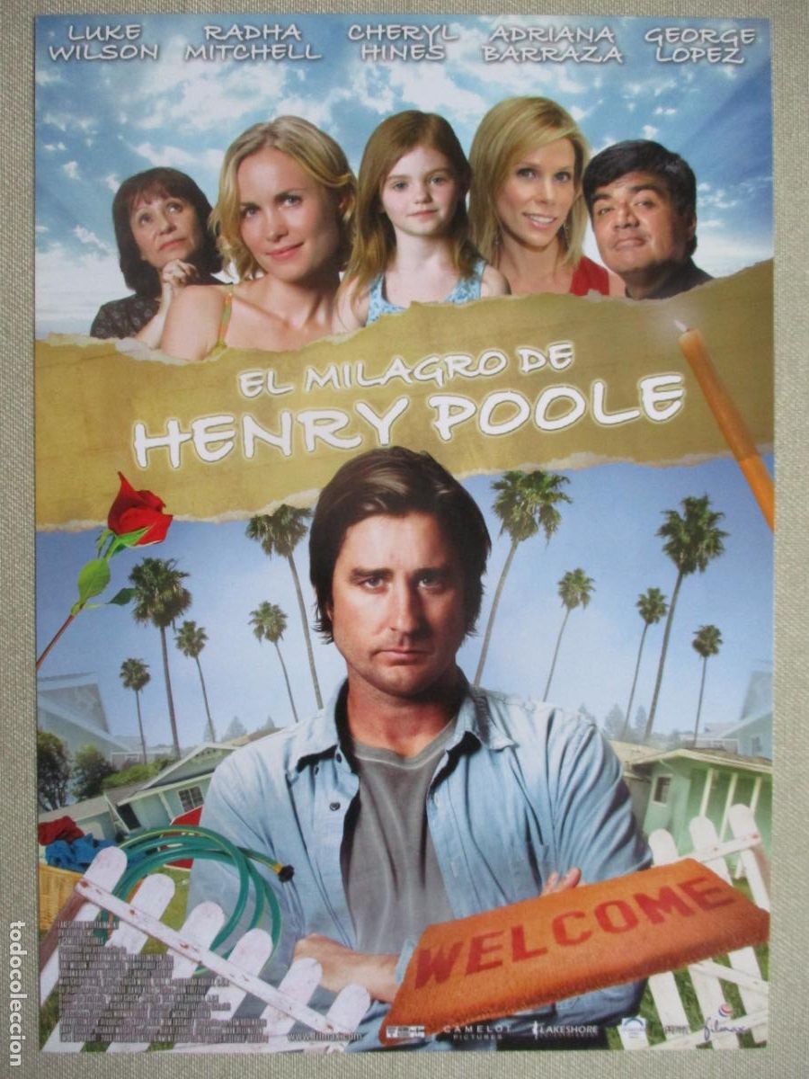 Cinema: EL MILAGRO DE HANRY POOLE. GUIA ORIGINAL ESTRENO. PEDIDO MINIMO EN GUIAS 10 EUROS.
