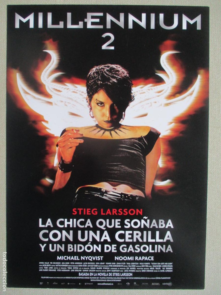 Cinema: MILLENNIUM 2. GUIA ORIGINAL ESTRENO. PEDIDO MINIMO EN GUIAS 10 EUROS.