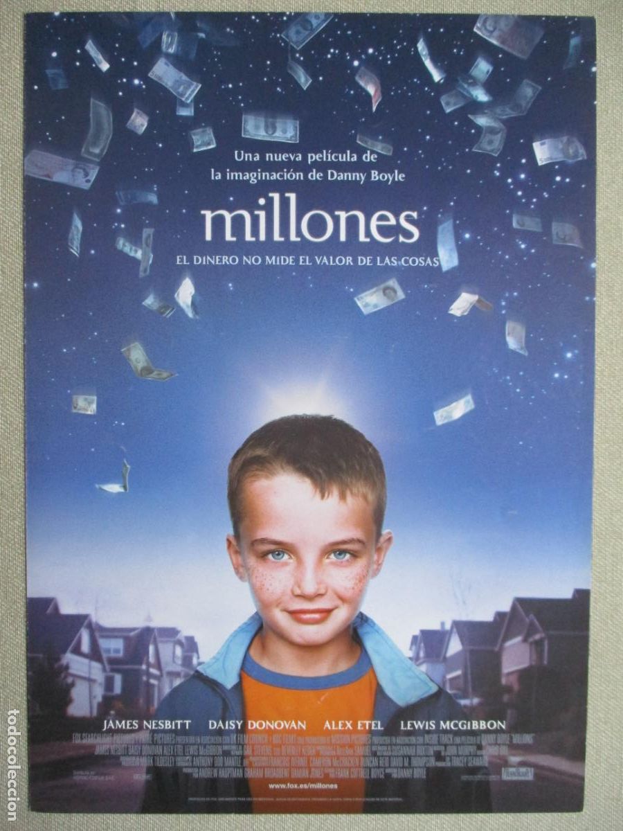 Kino: MILLONES. GUIA ORIGINAL ESTRENO. PEDIDO MINIMO EN GUIAS 10 EUROS.