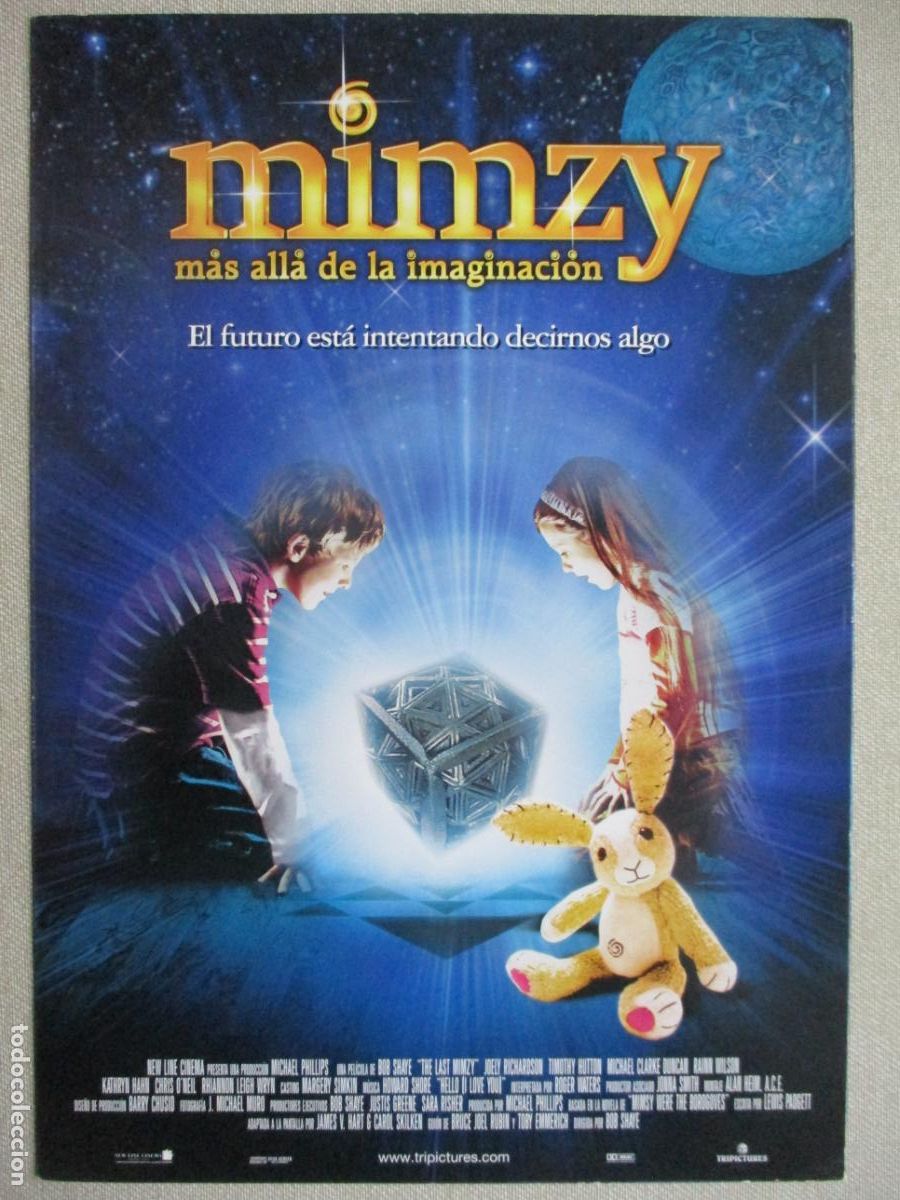 Kino: MIMZY MAS ALLA DE LA IMAGINACION. GUIA ORIGINAL ESTRENO. PEDIDO MINIMO EN GUIAS 10 EUROS.