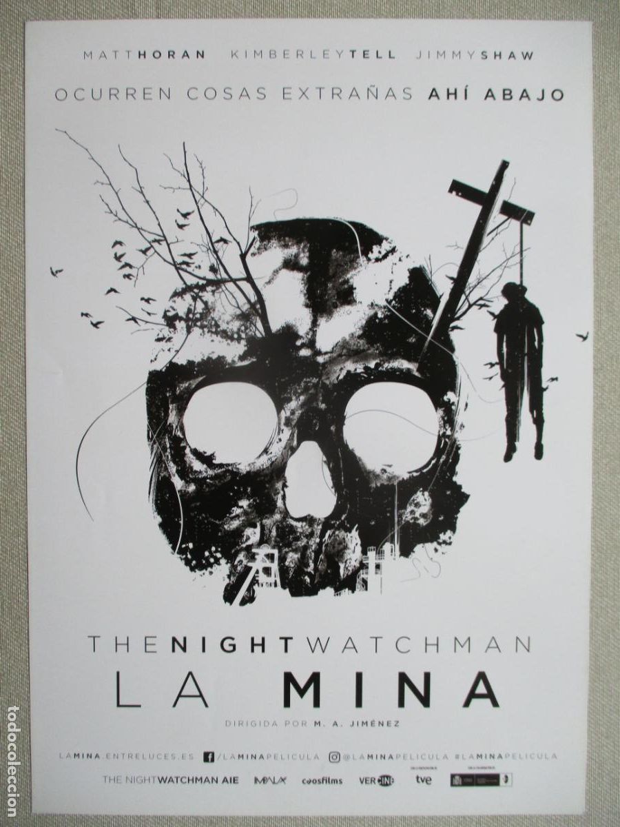 Kino: LA MINA. GUIA ORIGINAL ESTRENO. PEDIDO MINIMO EN GUIAS 10 EUROS.