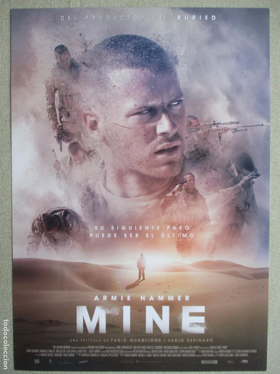 Kino: MINE. GUIA ORIGINAL ESTRENO. PEDIDO MINIMO EN GUIAS 10 EUROS.