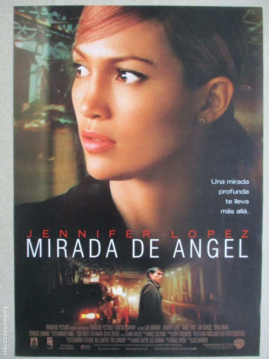 Cin&eacute;ma: MIRADA DE ANGEL. GUIA ORIGINAL ESTRENO. PEDIDO MINIMO EN GUIAS 10 EUROS.