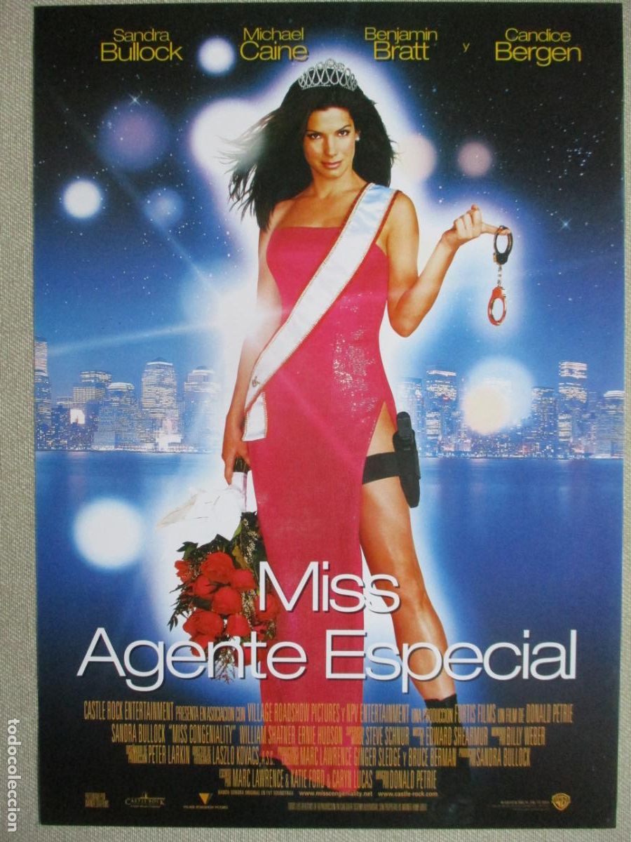 Cin&eacute;ma: MISS AGENTE ESPECIAL. GUIA ORIGINAL ESTRENO. PEDIDO MINIMO EN GUIAS 10 EUROS.