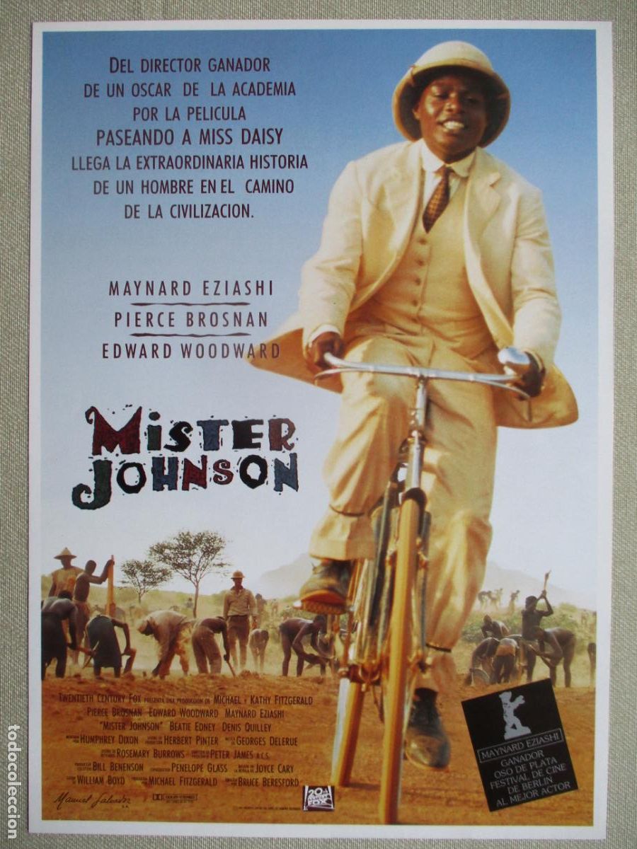 Cin&eacute;ma: MISTER JOHNSON. GUIA ORIGINAL ESTRENO. PEDIDO MINIMO EN GUIAS 10 EUROS.
