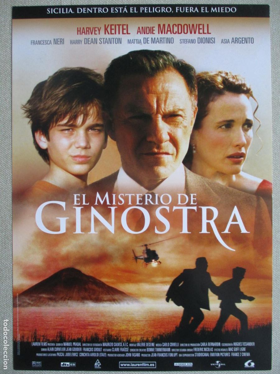 Cin&eacute;ma: EL MISTERIO DE GINOSTRA. GUIA ORIGINAL ESTRENO. PEDIDO MINIMO EN GUIAS 10 EUROS.