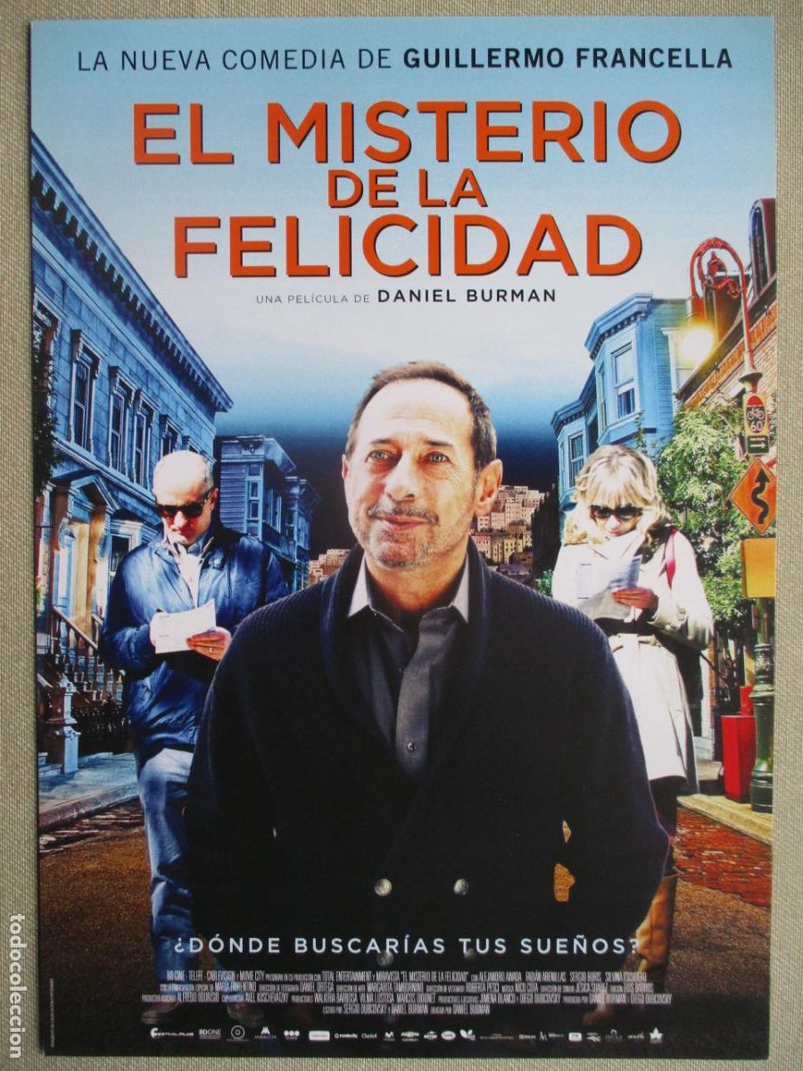 Cin&eacute;ma: EL MISTERIO DE LA FELICIDAD. GUIA ORIGINAL ESTRENO. PEDIDO MINIMO EN GUIAS 10 EUROS.