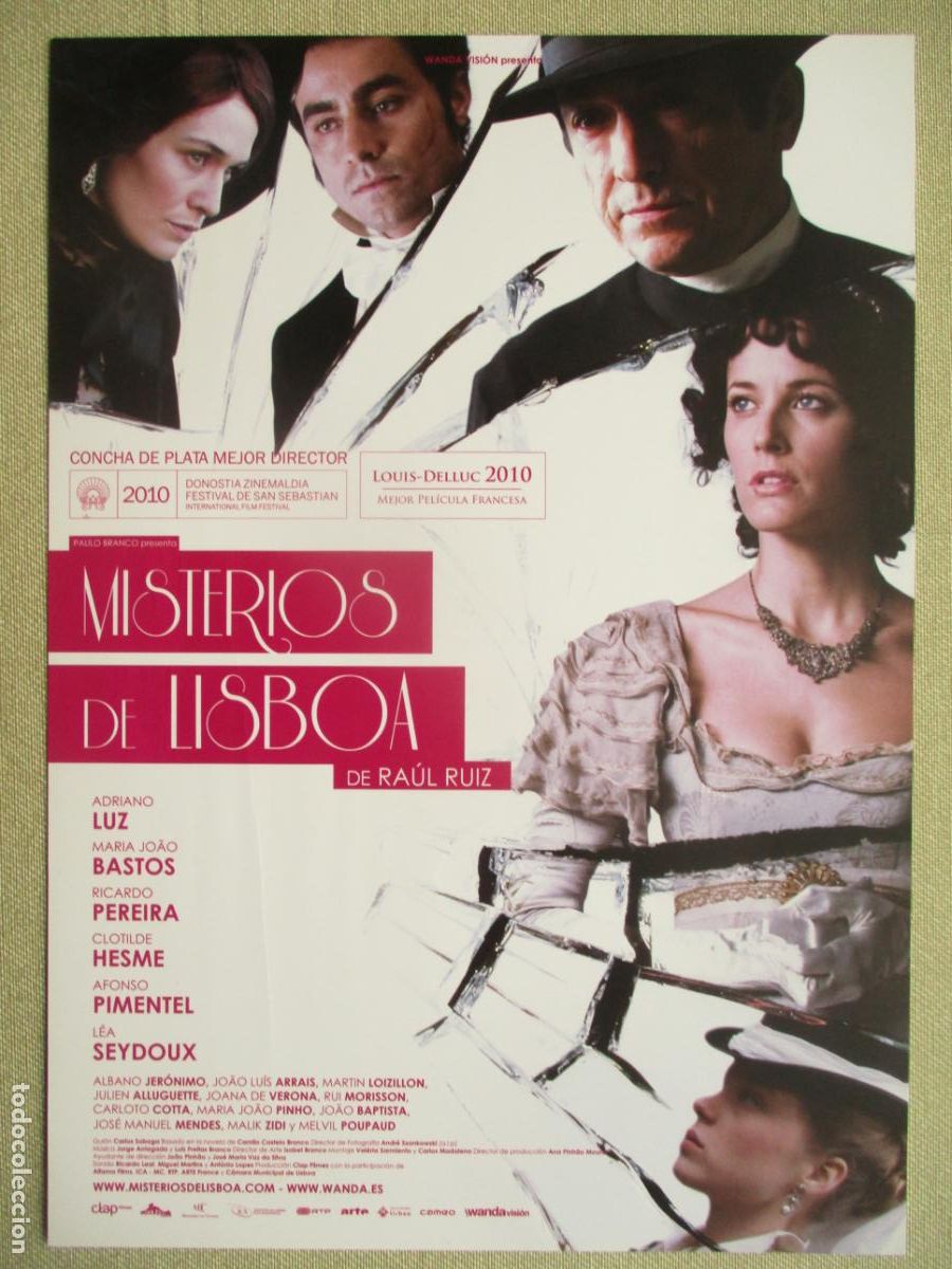Cin&eacute;ma: MISTERIOS DE LISBOA. GUIA ORIGINAL ESTRENO. PEDIDO MINIMO EN GUIAS 10 EUROS.