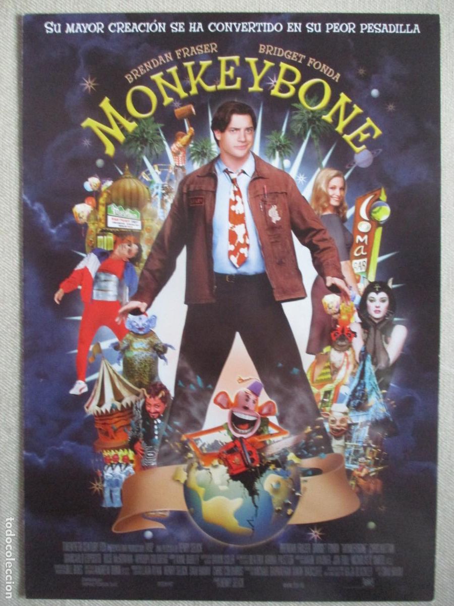 Cinema: MONKEYBONE. GUIA ORIGINAL ESTRENO. PEDIDO MINIMO EN GUIAS 10 EUROS.