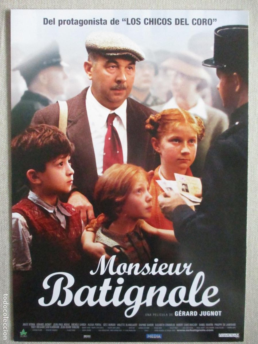 Cinema: MONSIEUR BATIGNOLE. GUIA ORIGINAL ESTRENO. PEDIDO MINIMO EN GUIAS 10 EUROS.