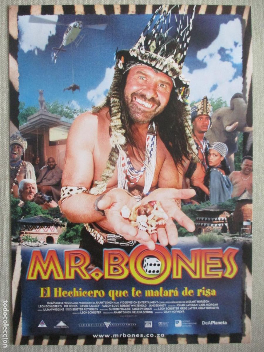 Cinema: MR. BONES. GUIA ORIGINAL ESTRENO. PEDIDO MINIMO EN GUIAS 10 EUROS.