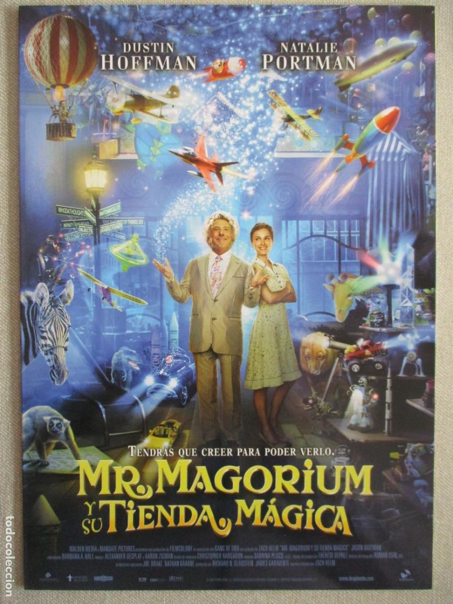 Cin&eacute;ma: MR. MAGORIUM Y SU TIENDA MAGICA. GUIA ORIGINAL ESTRENO. PEDIDO MINIMO EN GUIAS 10 EUROS.