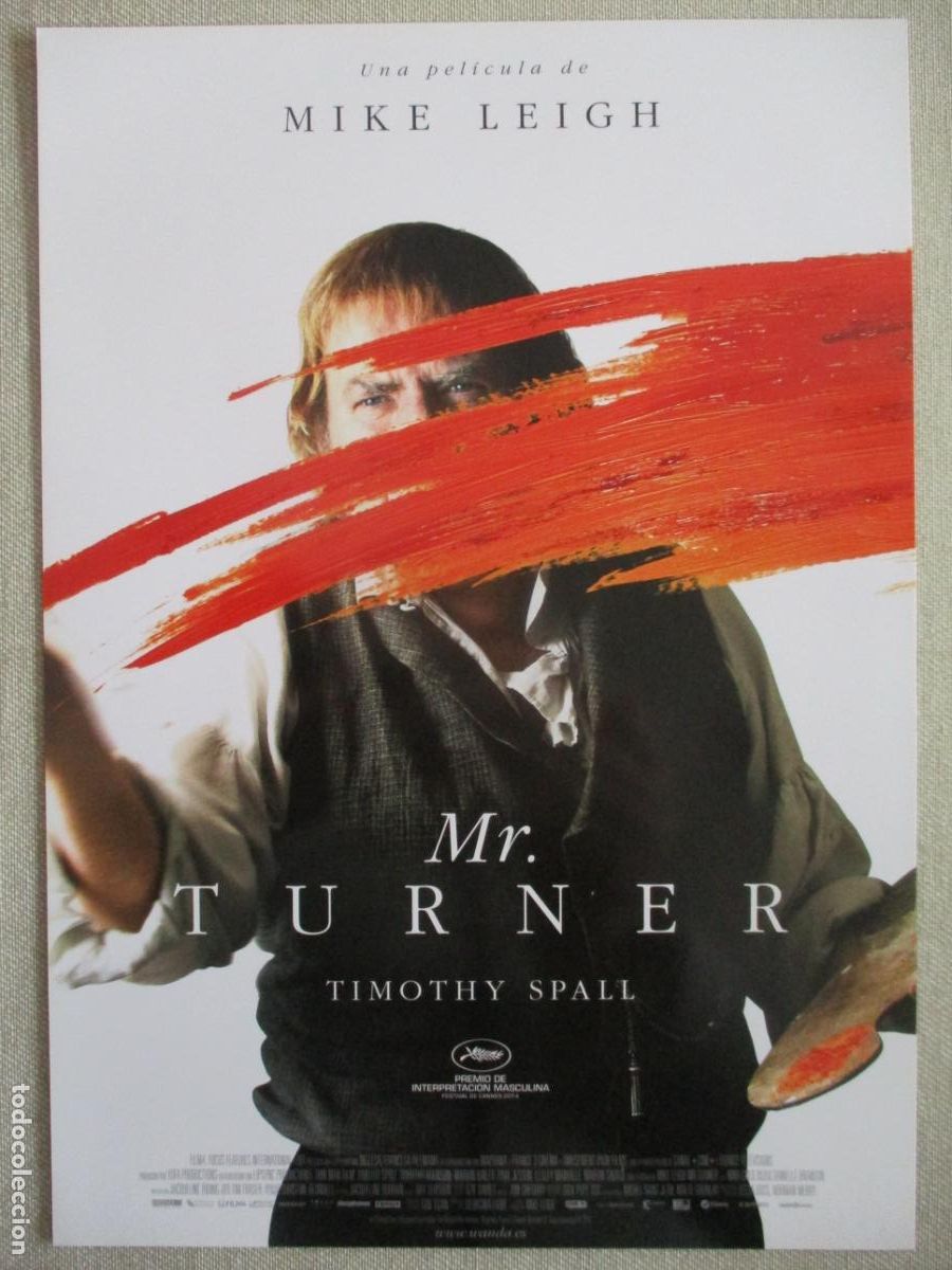 Cin&eacute;ma: MR. TURNER. GUIA ORIGINAL ESTRENO. PEDIDO MINIMO EN GUIAS 10 EUROS.