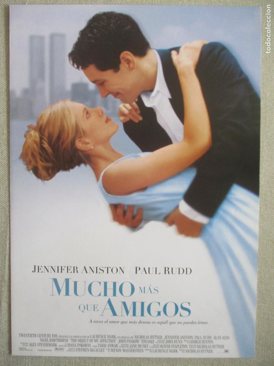 Cin&eacute;ma: MUCHO MAS QUE AMIGOS. GUIA ORIGINAL ESTRENO. PEDIDO MINIMO EN GUIAS 10 EUROS.