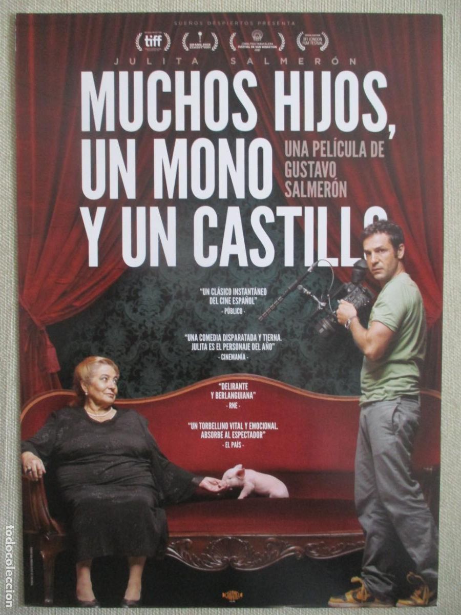Cin&eacute;ma: MUCHOS HIJOS, UN MONO Y UN CASTILLO. GUIA ORIGINAL ESTRENO. PEDIDO MINIMO EN GUIAS 10 EUROS.
