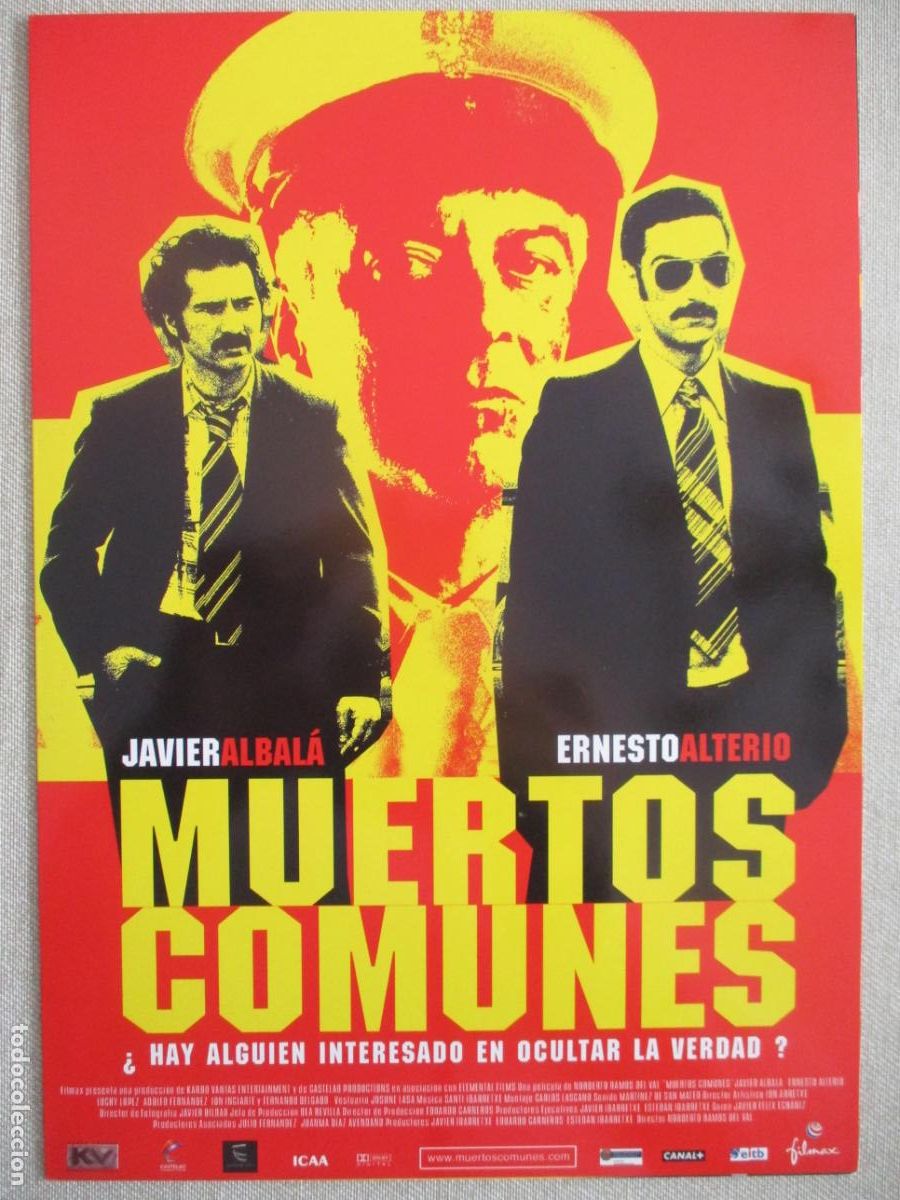 Cin&eacute;ma: MUERTOS COMUNES. GUIA ORIGINAL ESTRENO. PEDIDO MINIMO EN GUIAS 10 EUROS.