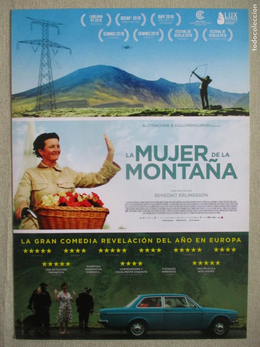 Cin&eacute;ma: LA MUJER DE LA MONTA&Ntilde;A. GUIA ORIGINAL ESTRENO. PEDIDO MINIMO EN GUIAS 10 EUROS.