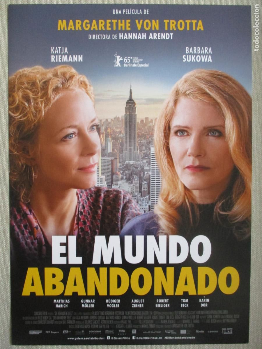 Cinema: EL MUNDO ABANDONADO. GUIA ORIGINAL ESTRENO. PEDIDO MINIMO EN GUIAS 10 EUROS.