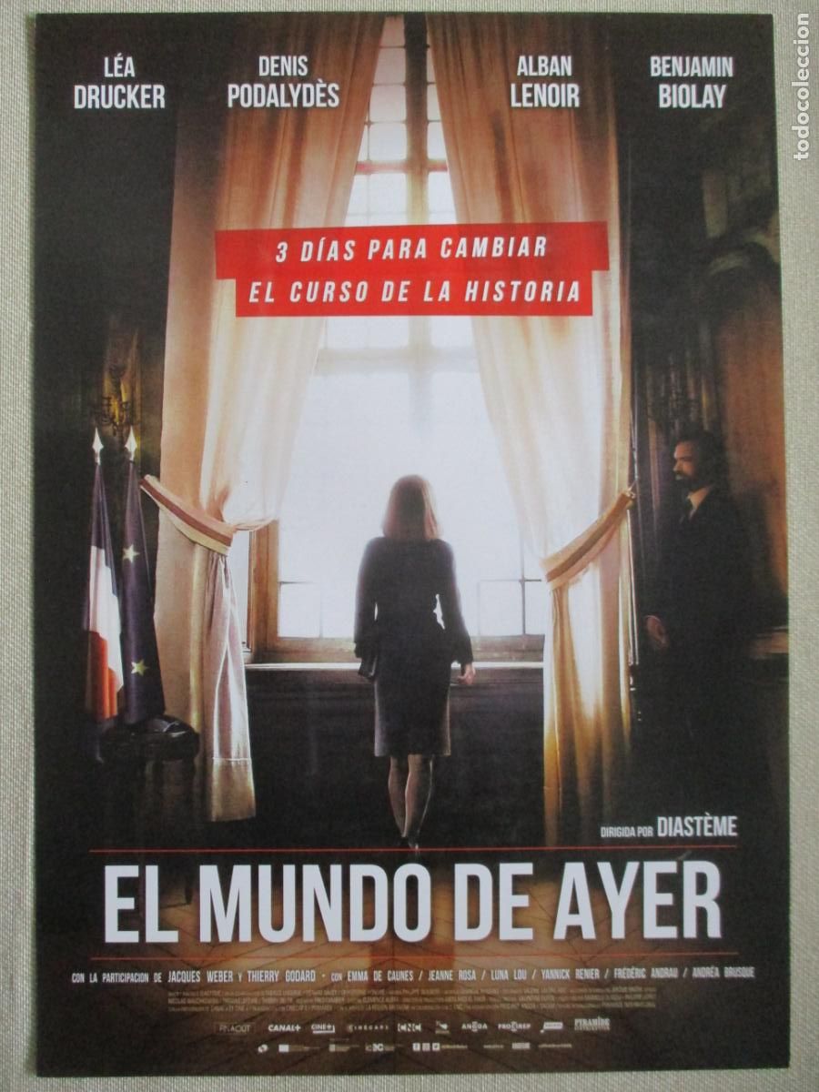 Cinema: EL MUNDO DE AYER. GUIA ORIGINAL ESTRENO. PEDIDO MINIMO EN GUIAS 10 EUROS.