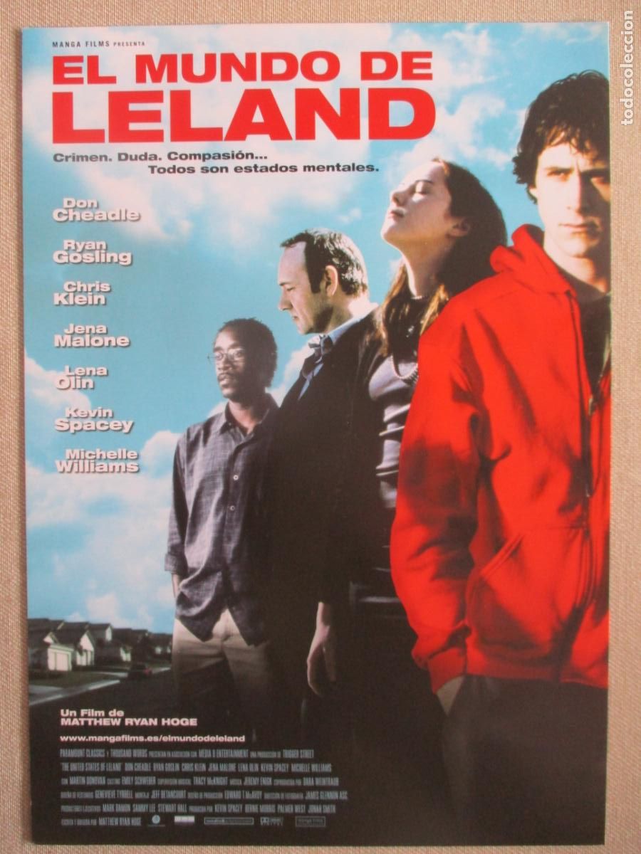 Cinema: EL MUNDO DE LELAND. GUIA ORIGINAL ESTRENO. PEDIDO MINIMO EN GUIAS 10 EUROS.