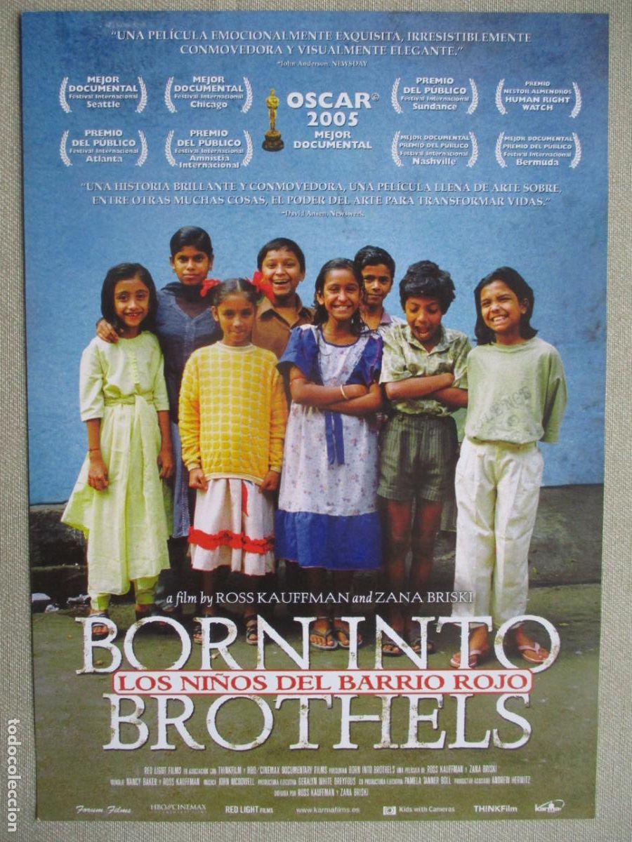Cinema: LOS NI&Ntilde;OS DEL BARRIO ROJO. GUIA ORIGINAL ESTRENO. PEDIDO MINIMO EN GUIAS 10 EUROS.