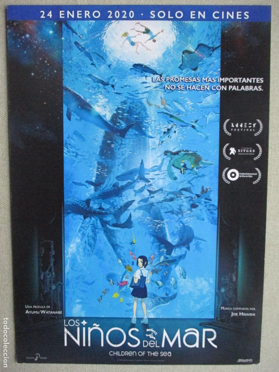 Cinema: LOS NI&Ntilde;OS DEL MAR. GUIA ORIGINAL ESTRENO. PEDIDO MINIMO EN GUIAS 10 EUROS.