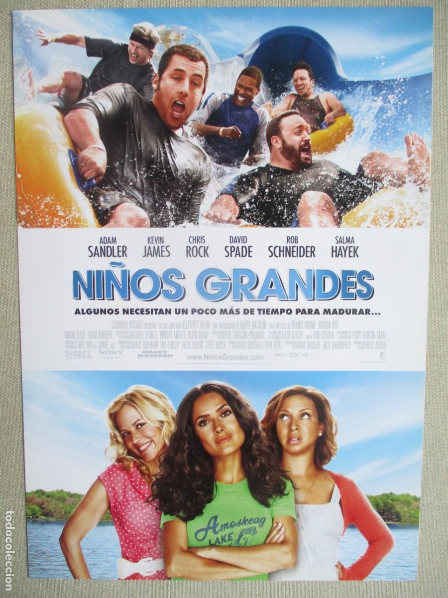 Cine: NI&Ntilde;OS GRANDES. GUIA ORIGINAL ESTRENO. PEDIDO MINIMO EN GUIAS 10 EUROS.