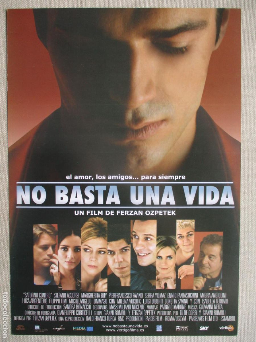 Cine: NO BASTA UNA VIDA. GUIA ORIGINAL ESTRENO. PEDIDO MINIMO EN GUIAS 10 EUROS.