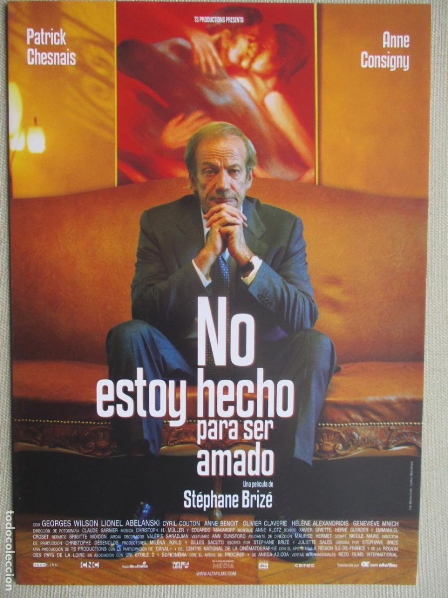 Cine: NO ESTOY HECHO PARA SER AMADO. GUIA ORIGINAL ESTRENO. PEDIDO MINIMO EN GUIAS 10 EUROS.