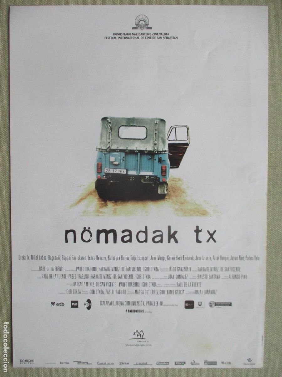 Cine: NOMADAK TX. GUIA ORIGINAL ESTRENO. PEDIDO MINIMO EN GUIAS 10 EUROS.