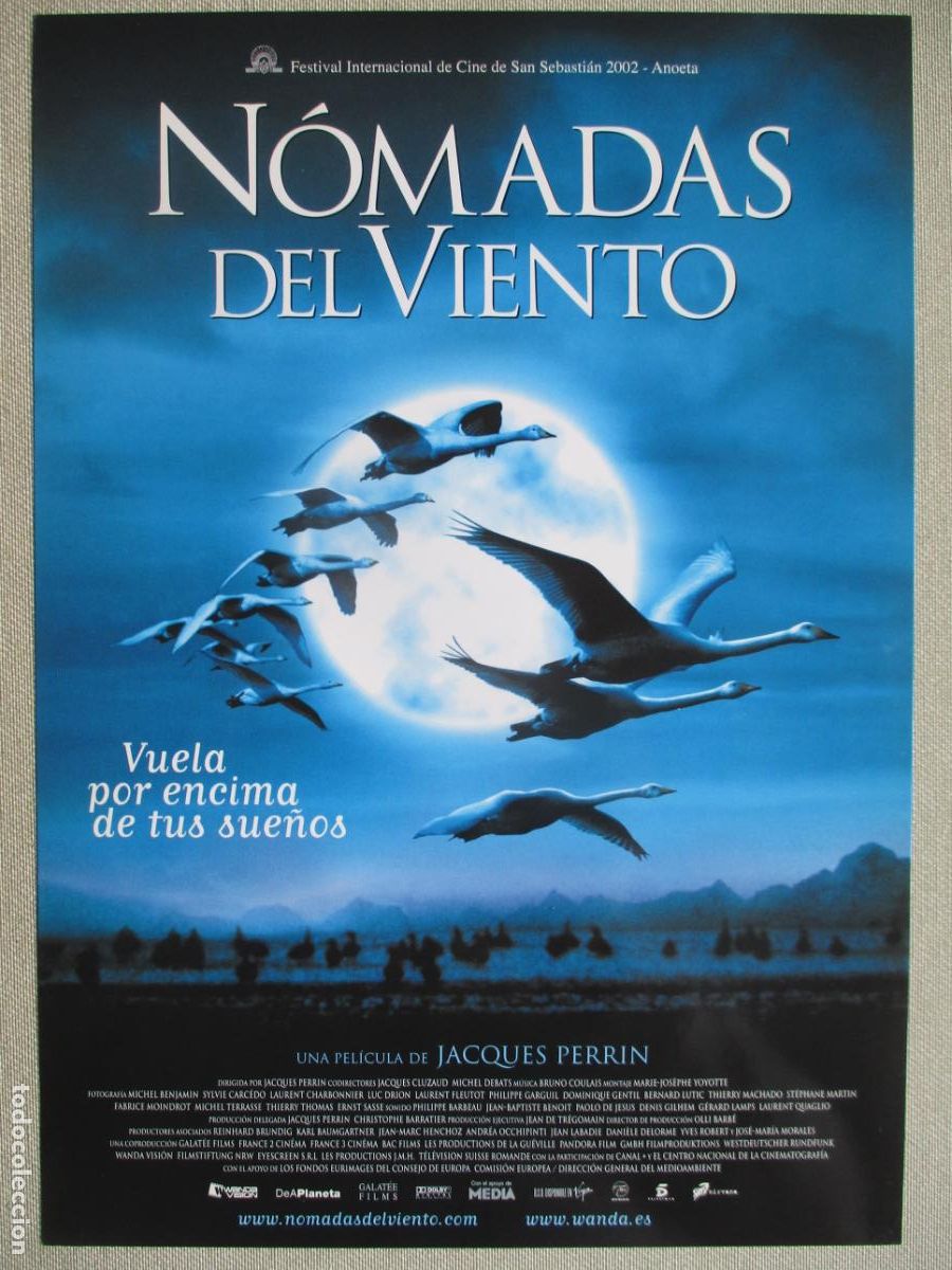 Cine: NOMADAS DEL VIENTO. GUIA ORIGINAL ESTRENO. PEDIDO MINIMO EN GUIAS 10 EUROS.