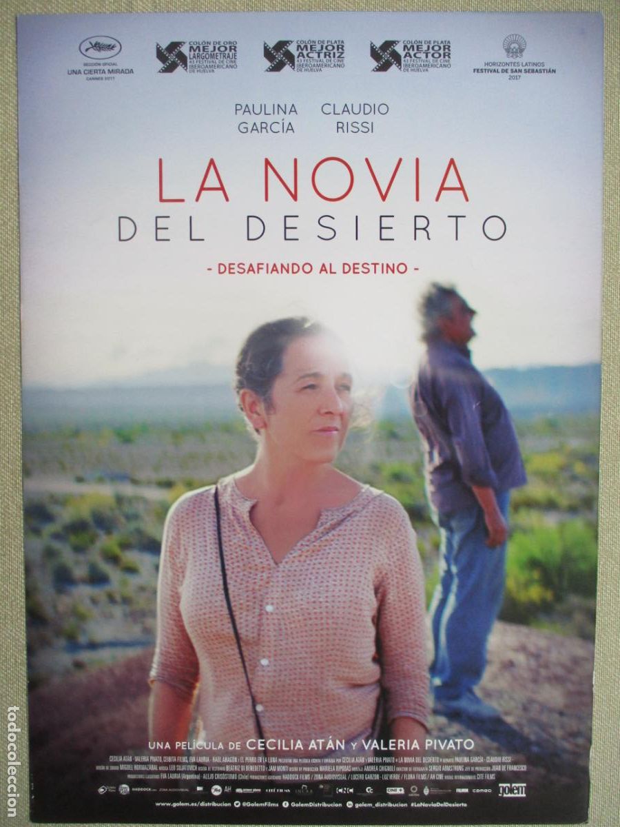 Cine: LA NOVIA DEL DESIERTO. GUIA ORIGINAL ESTRENO. PEDIDO MINIMO EN GUIAS 10 EUROS.