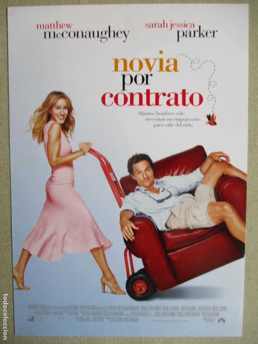 Cine: NOVIA POR CONTRATO. GUIA ORIGINAL ESTRENO. PEDIDO MINIMO EN GUIAS 10 EUROS.