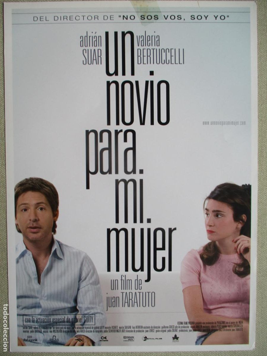 Cine: UN NOVIO PARA MI MUJER. GUIA ORIGINAL ESTRENO. PEDIDO MINIMO EN GUIAS 10 EUROS.